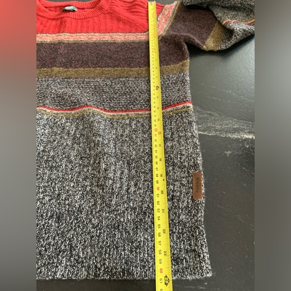 Lambswool Crewneck Warm Boyfriend Sweater, ROOTS Canada, Autumn Outerwear, L - Picture 12 of 14